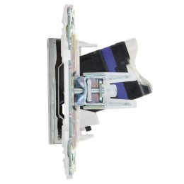 Розетка компьютерная RJ45 кат.6 SKANDY SK-K02N никель IEK SK-K10-2-K50