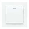 Выключатель 1-кл. СП Минск 10А IP20 с индикатором бел. Basic EKF ERV10-121-10