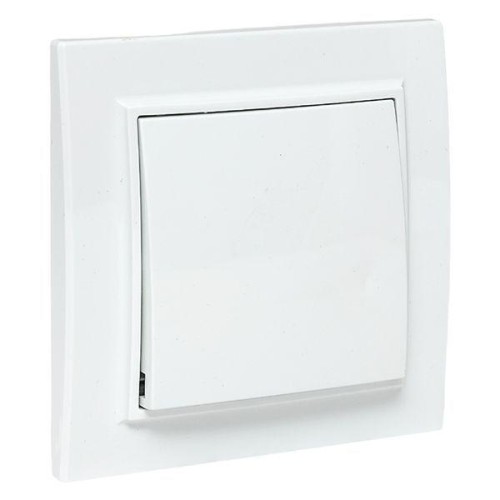 Выключатель 1-кл. СП Минск 10А IP20 с индикатором бел. Basic EKF ERV10-121-10