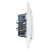 Выключатель 1-кл. СП Минск 10А IP20 с индикатором бел. Basic EKF ERV10-121-10