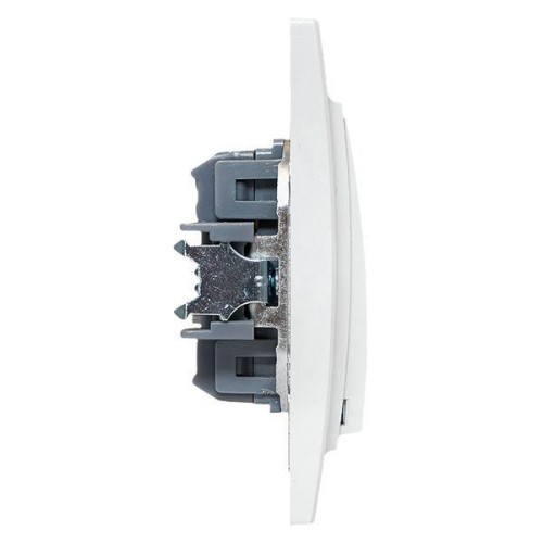 Выключатель 1-кл. СП Минск 10А IP20 с индикатором бел. Basic EKF ERV10-121-10