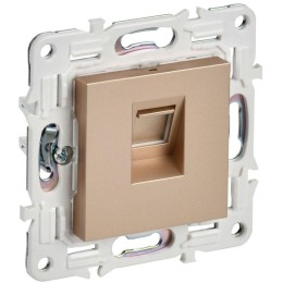 Розетка компьютерная RJ45 кат.6 SKANDY SK-K02Sa песочн. IEK SK-K10-2-K98