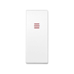 Клавиша узкая с индикатором для 75201; 75253; 75150-69 Simon82 Centralizations бел. 82011-60