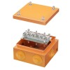 Коробка ответвительная FS 150х150х80мм 6р 450В 32А 10кв.мм нерж. контакт с каб. вводами и клеммн. IP