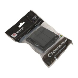Выключатель 3-кл. Стокгольм 10А механизм черн. PROxima EKF EZV10-024-10