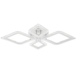 Люстра потолочная светодиодная диммируемая FIUGGI 720х500х75мм 146Вт 2700К/4200К/6400К 30кв.м бел. R