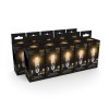 Лампа светодиодная филаментная Black Filament 15Вт A60 грушевидная 2700К тепл. бел. E27 1400лм GAUSS