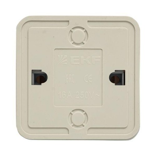 Выключатель 1-кл. ОП Рим 10А IP20 бел. EKF ENV10-021-10