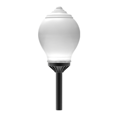 Светильник светодиодный парковый Omni-R 40Вт 3000К торшерный RAL9005 черн. муар VARTON V1-S0-90521-4