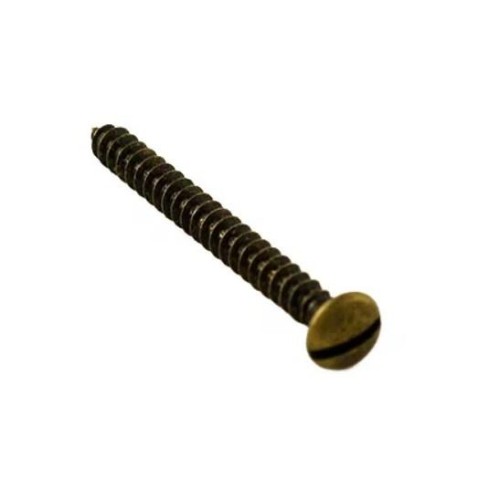 Саморез для установки с выключателями и изоляторами металл бронза (уп.2шт) Bironi B-913-32-2