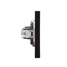 Розетка СП STRONG MIELE TV антрацит Kranz KR-78-0723-5