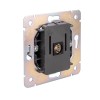 Розетка СП STRONG MIELE TV антрацит Kranz KR-78-0723-5