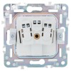 Розетка SKANDY 16А с заземл. без защ. шторок SK-R05Gr сер. IEK SK-R11-16-K03