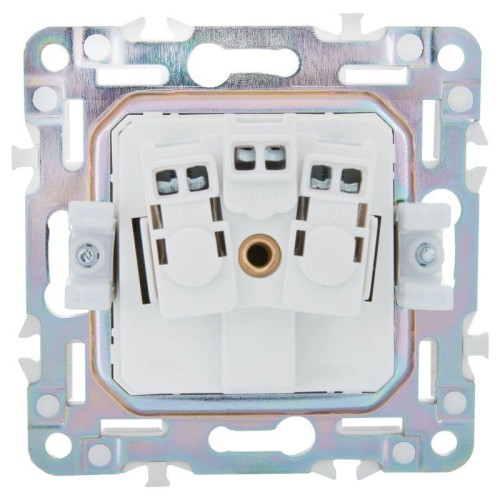 Розетка SKANDY 16А с заземл. без защ. шторок SK-R05Gr сер. IEK SK-R11-16-K03