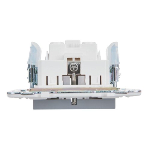 Розетка SKANDY 16А с заземл. без защ. шторок SK-R05Gr сер. IEK SK-R11-16-K03