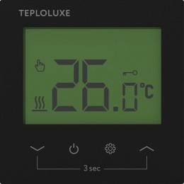 Терморегулятор электронный Pontus черн. Теплолюкс 100037088300