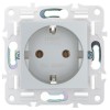 Розетка SKANDY 16А с заземл. без защ. шторок SK-R05S серебр. IEK SK-R11-16-K23