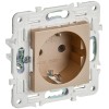 Розетка SKANDY 16А с заземл. без защ. шторок SK-R05Sa песочн. IEK SK-R11-16-K98