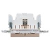 Розетка SKANDY 16А с заземл. без защ. шторок SK-R05Sa песочн. IEK SK-R11-16-K98