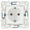Розетка SKANDY 16А с заземл. без защ. шторок SK-R05W арктич. бел. IEK SK-R11-16-K01
