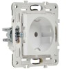 Розетка SKANDY 16А с заземл. без защ. шторок SK-R05W арктич. бел. IEK SK-R11-16-K01