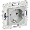 Розетка SKANDY 16А с заземл. защ. шторки SK-R04S серебр. IEK SK-R14-16-K23