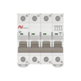 Выключатель автоматический модульный 4п L 1А 6кА AV-6 DC AVERES EKF mcb6-DC-4-01L-av