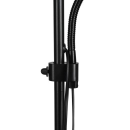 Светильник напольный ЛИЛИЯ/торшер два плафона d245мм е27 d100мм е14 40Вт 220В ЛОН Е27 без лампы черн