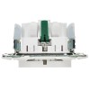 Розетка SKANDY 16А с заземл. защ. шторки SK-R04W арктич. бел. IEK SK-R14-16-K01