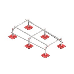 Конструкция опорная для установки оборудования TECHNORAPTOR FOOT 1200х2500 HD КМ TR0221