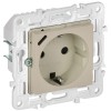 Розетка SKANDY 18Вт 16А с заземл. защ. шторки с USB C SK-R17B беж. IEK SK-R14-16-U14-018-K10