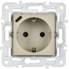 Розетка SKANDY 18Вт 16А с заземл. защ. шторки с USB C SK-R17B беж. IEK SK-R14-16-U14-018-K10
