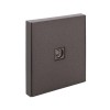 Розетка СП STRONG MIELE TV графит Kranz KR-78-0723-6