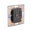 Розетка СП STRONG MIELE TV графит Kranz KR-78-0723-6