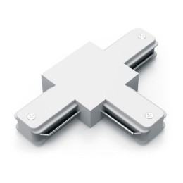 Коннектор Track однофазный для трековых шинопроводов (T) бел. GAUSS TR110