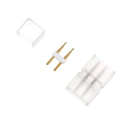 Набор установочный для одностороннего гибкого неона 8х16мм (шнур питания каучук с диодным мостом и в