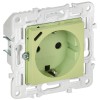 Розетка SKANDY 18Вт 16А с заземл. защ. шторки с USB C SK-R17G мятный IEK SK-R14-16-U14-018-K06
