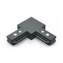 Коннектор Track однофазный для трековых шинопроводов угловой (L) черн. GAUSS TR107