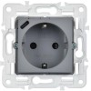 Розетка SKANDY 18Вт 16А с заземл. защ. шторки с USB C SK-R17Gr сер. IEK SK-R14-16-U14-018-K03