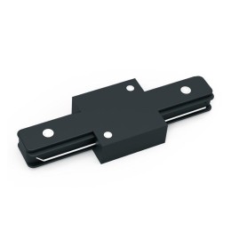 Коннектор Track однофазный для трековых шинопроводов прямой (I) черн. GAUSS TR105