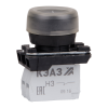 Кнопка КМЕ4610м черн. 1но+0нз цилиндр IP65 КЭАЗ 332055