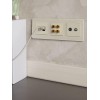 Розетка компьютерная двойн. СП RJ45 кат.6 BRITE РК11-2-БрКр механизм беж. IEK BR-K20-2-K10