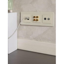 Розетка компьютерная двойн. СП RJ45 кат.6 BRITE РК11-2-БрКр механизм беж. IEK BR-K20-2-K10