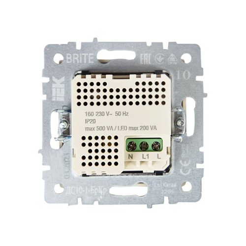 Датчик движения BRITE ДС10-1-БрКр механизм беж. IEK BR-MS10-N-150-05-K10