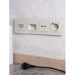 Датчик движения BRITE ДС10-1-БрКр механизм беж. IEK BR-MS10-N-150-05-K10