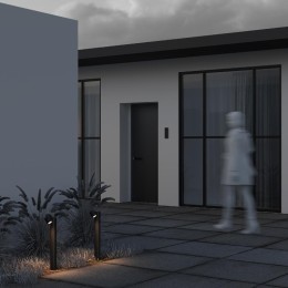 Светильник Wall Street 1х50Вт GU10 IP54 ландшафтный Maytoni O010FL-01B