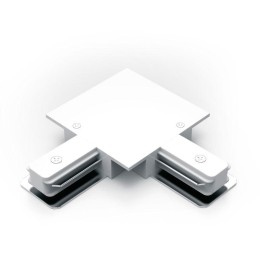 Коннектор Track однофазный для встраив. трековых шинопроводов угловой (L) бел. GAUSS TR134