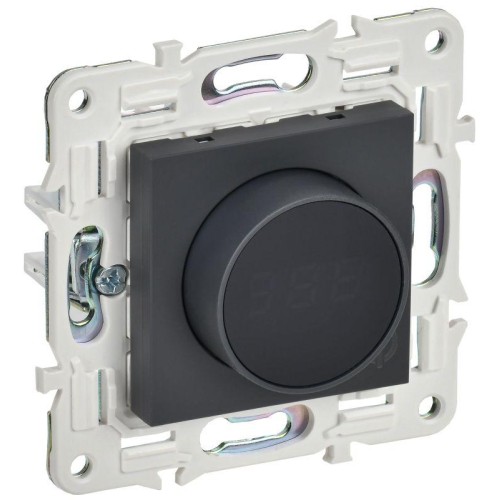 Термостат электронный SKANDY SK-T01G с индикацией графит IEK SK-RT11-K53