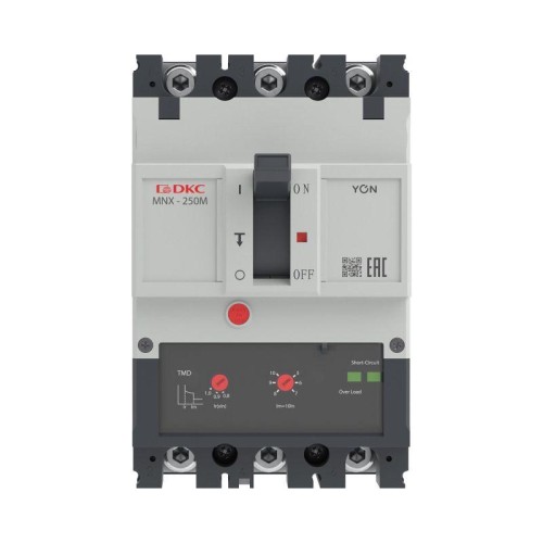 Выключатель автоматический 3P 200А 100кА pro MNX250M при AC415V расцепитель TMD YON MNX250M3PTMD0200