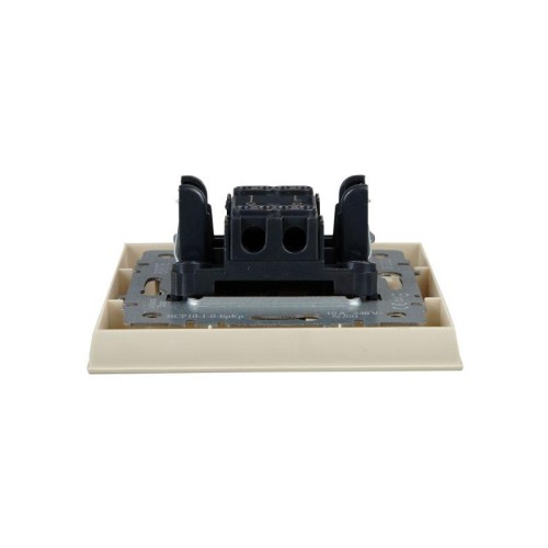 Выключатель 1-кл. СП BRITE ВСР10-1-0-БрКр 10А в сборе беж. IEK BR-V10-0-10-K10-F